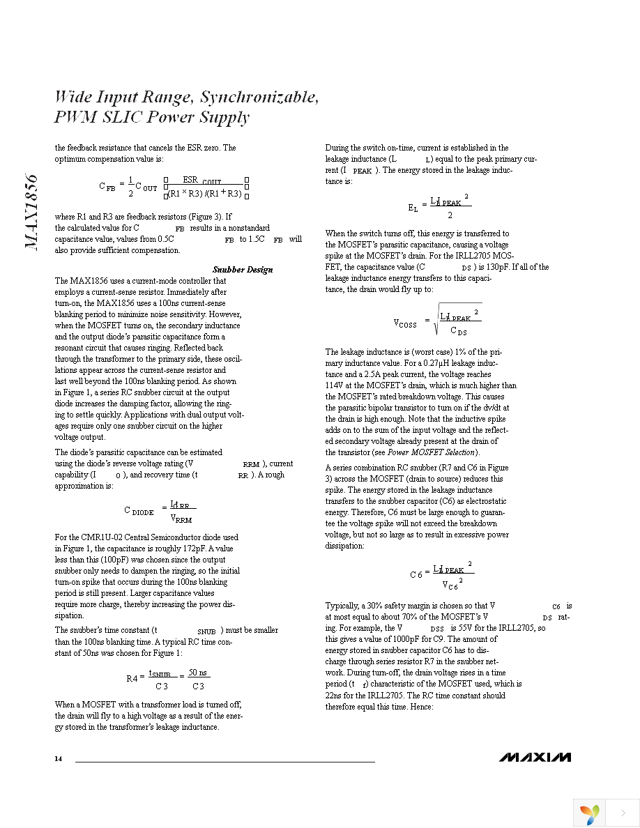 MAX1856EUB+ Page 14