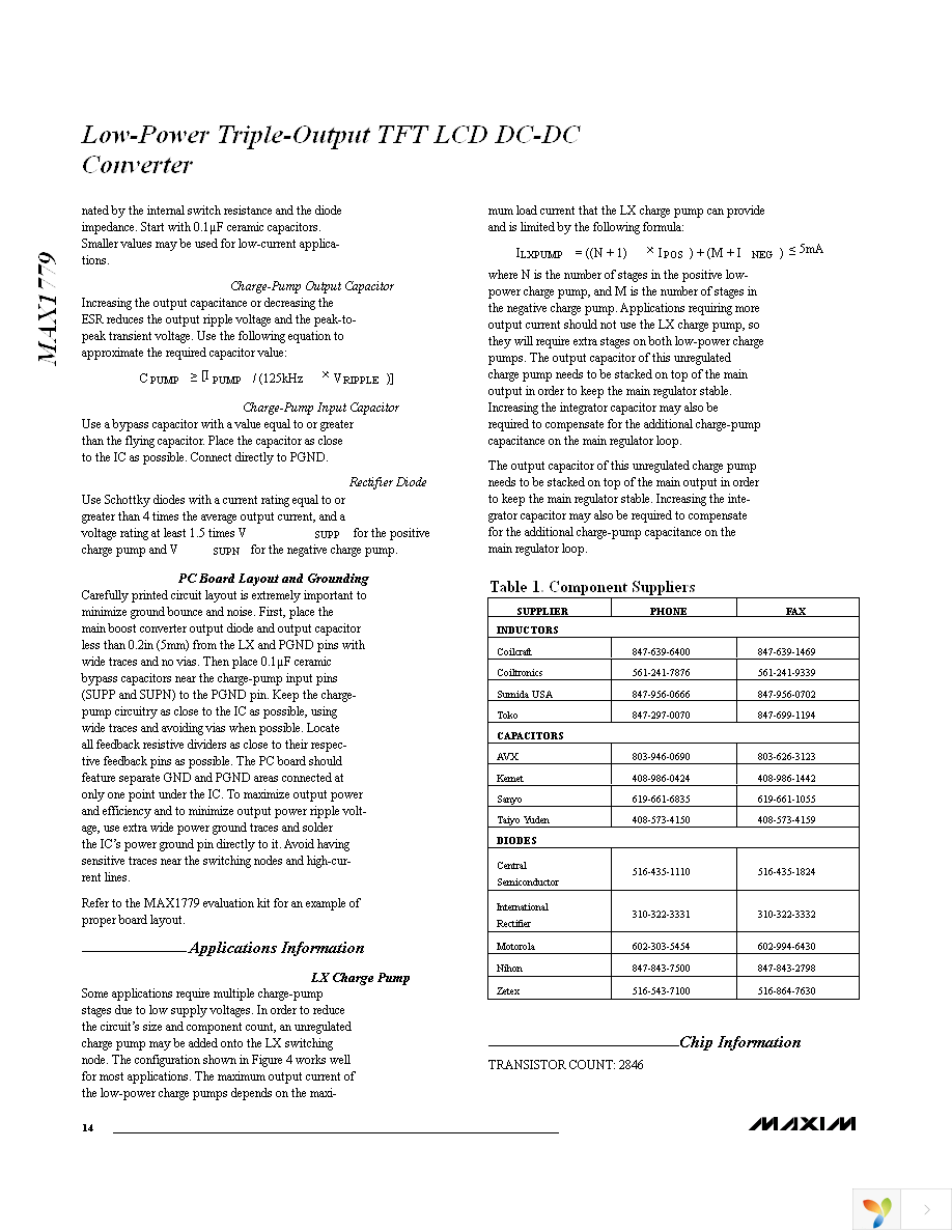 MAX1779EUE+ Page 14