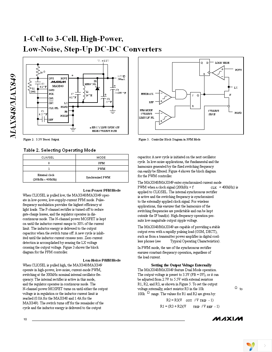 MAX848ESE+ Page 10