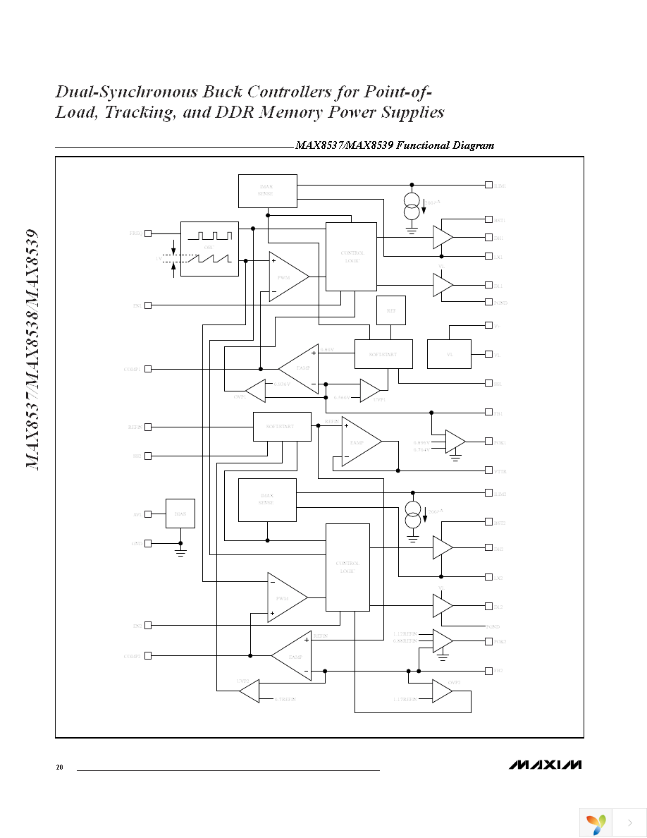 MAX8538EEI+ Page 20