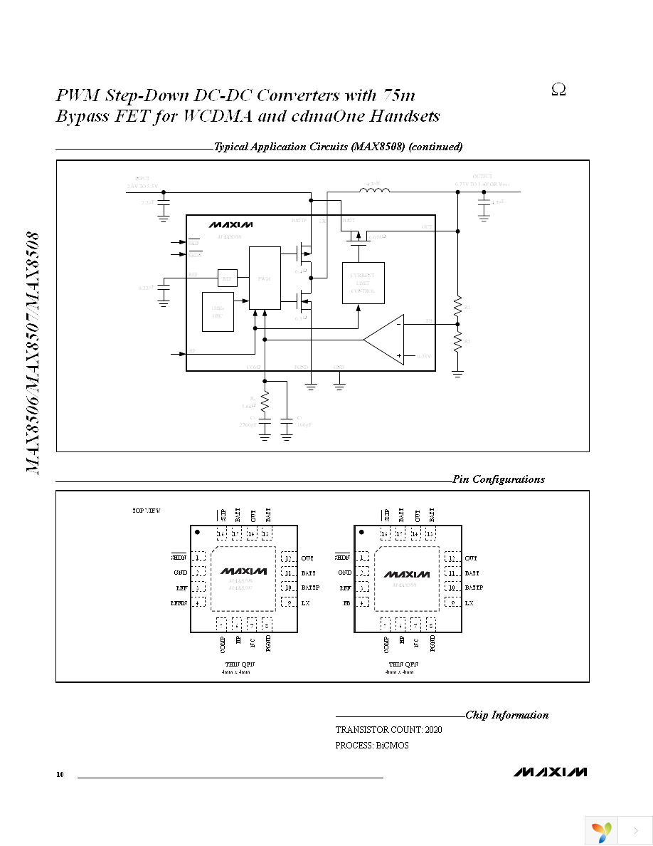 MAX8506ETE+ Page 10