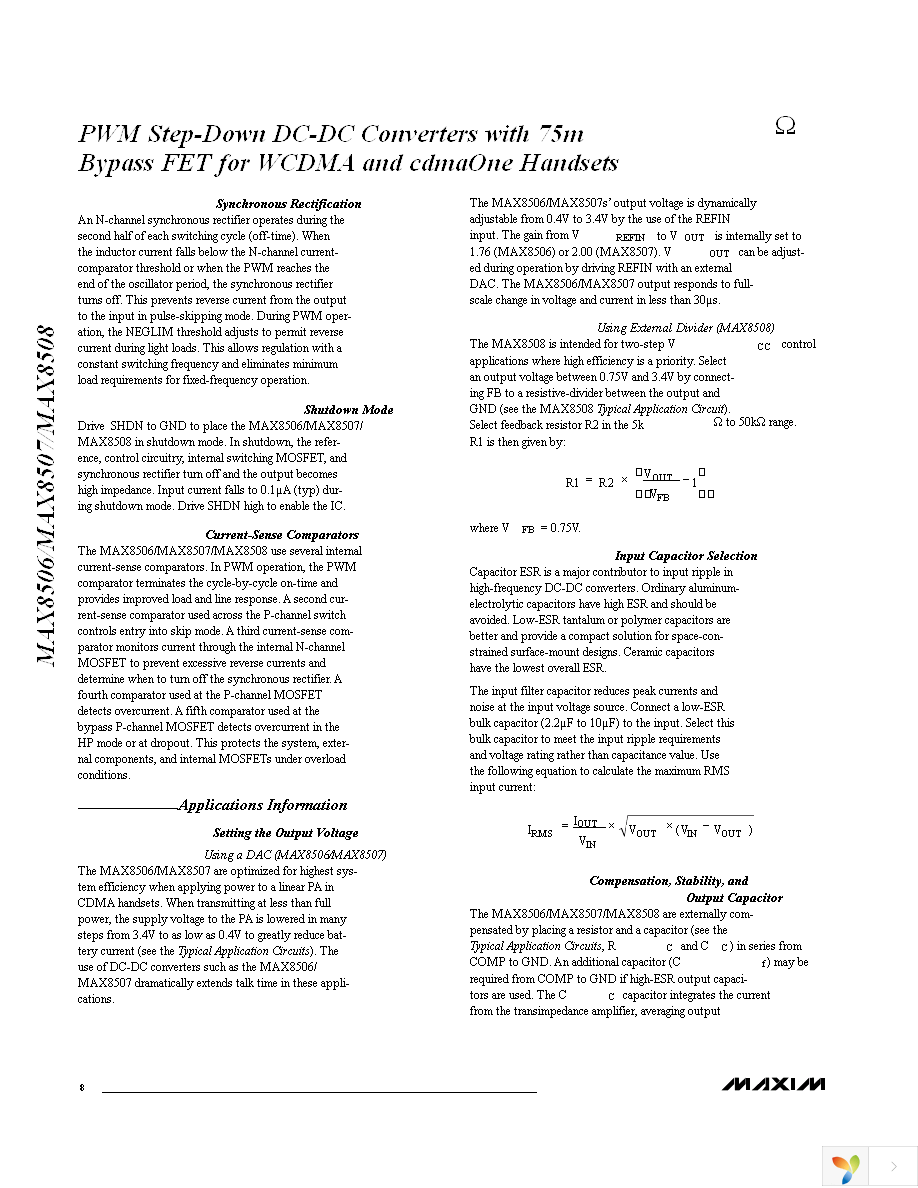 MAX8506ETE+ Page 8