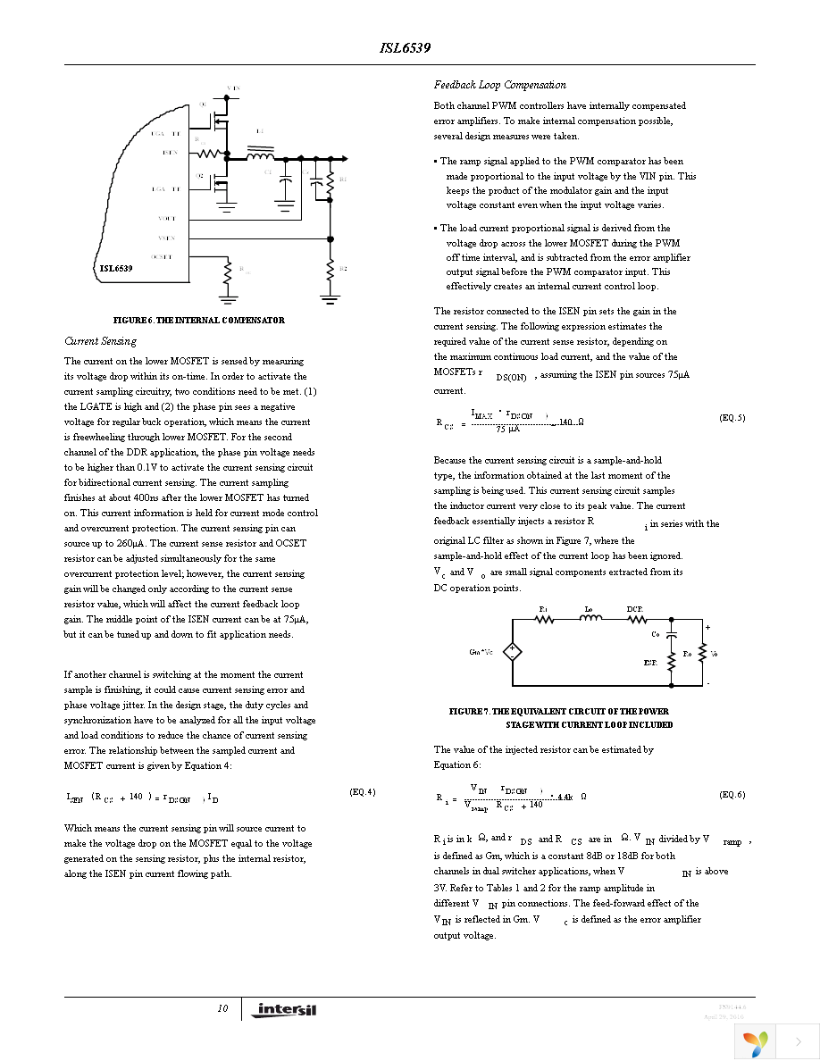 ISL6539IAZ Page 10