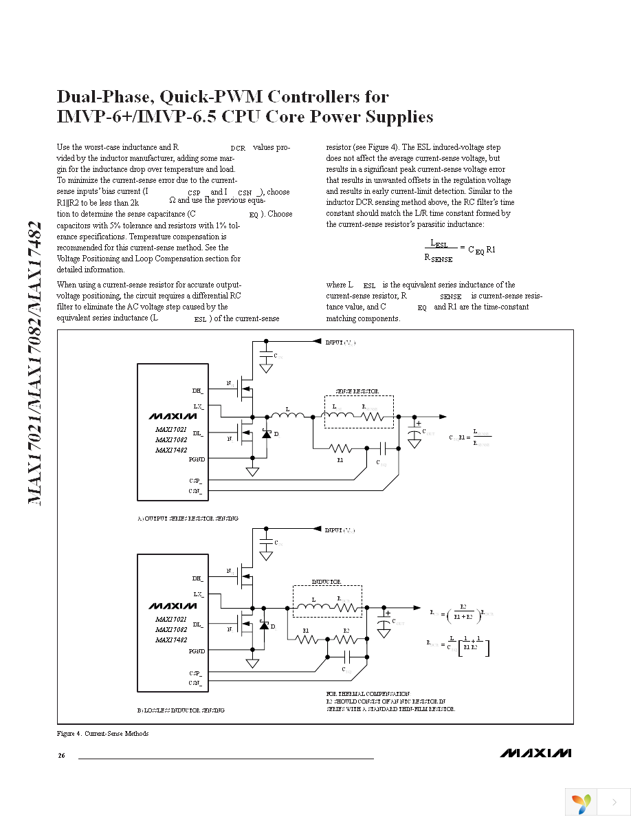 MAX17021GTL+ Page 26