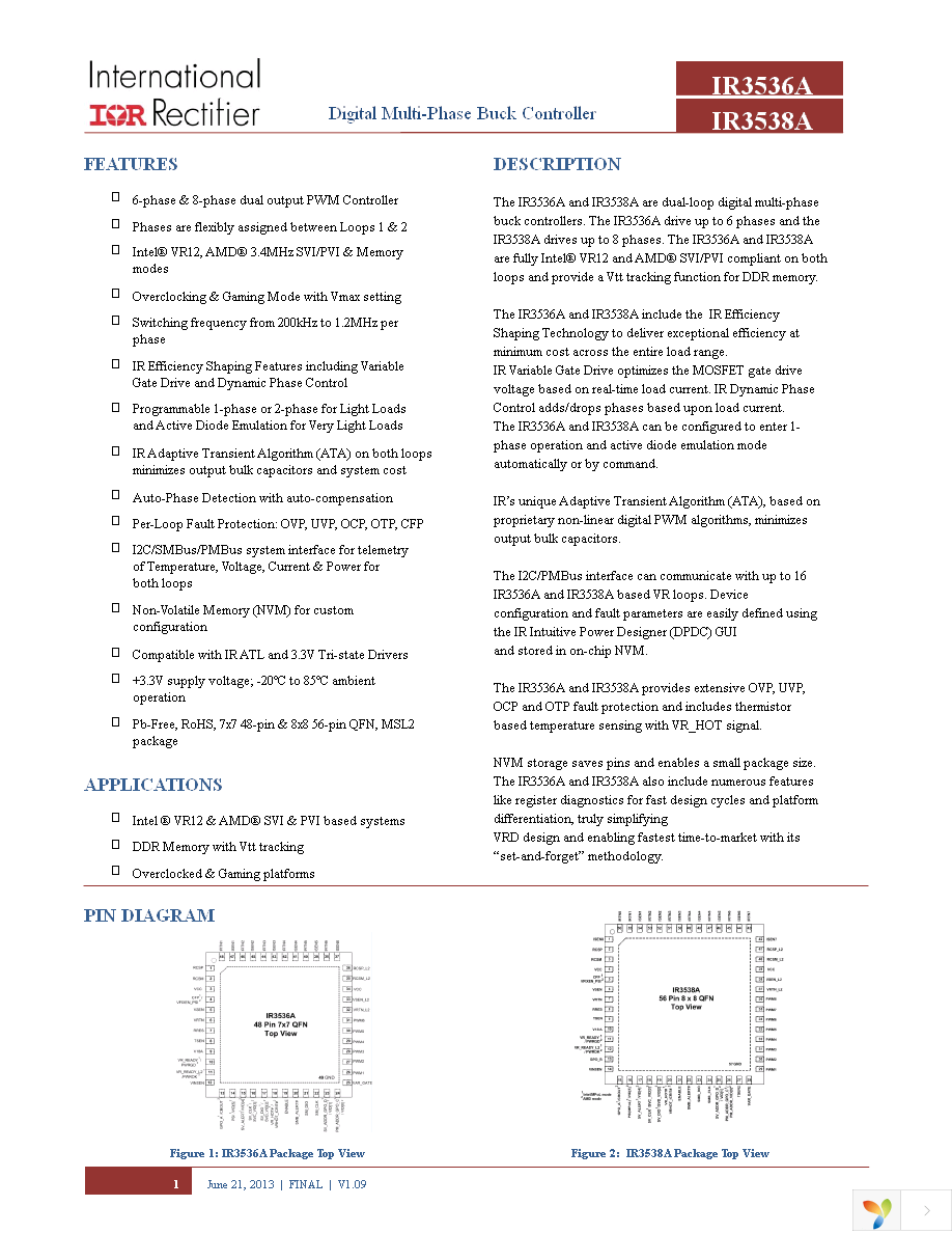 IR3536AMTRPBF Page 1