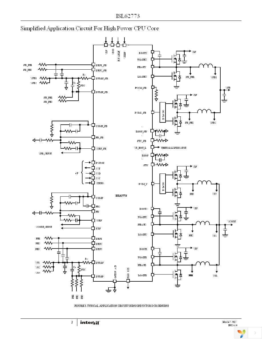 ISL62773IRZ Page 2