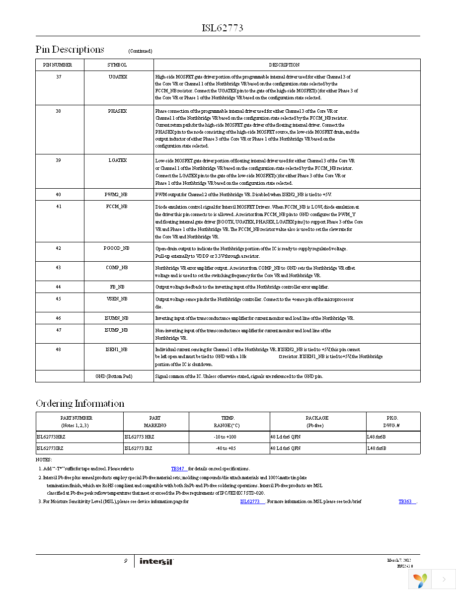 ISL62773IRZ Page 9