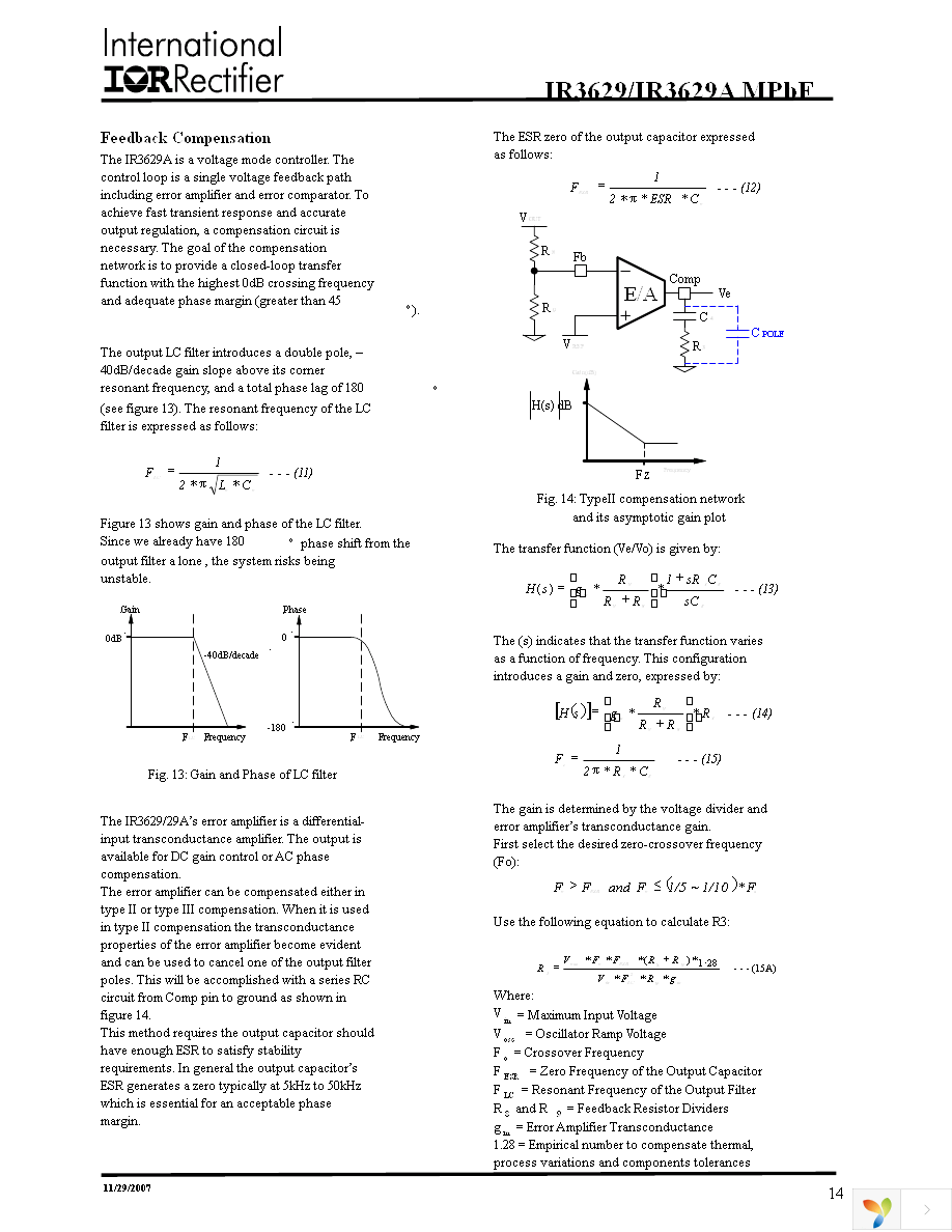 IR3629MTRPBF Page 14