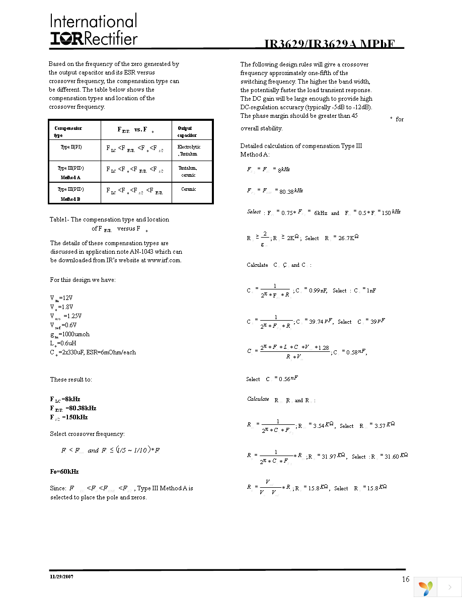 IR3629MTRPBF Page 16