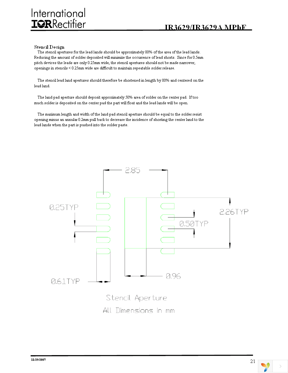 IR3629MTRPBF Page 21