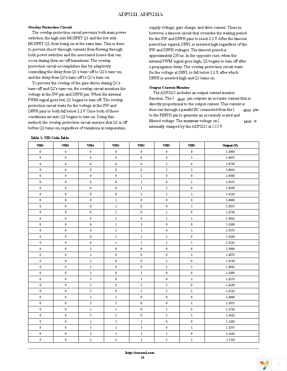 ADP3211AMNR2G Page 18