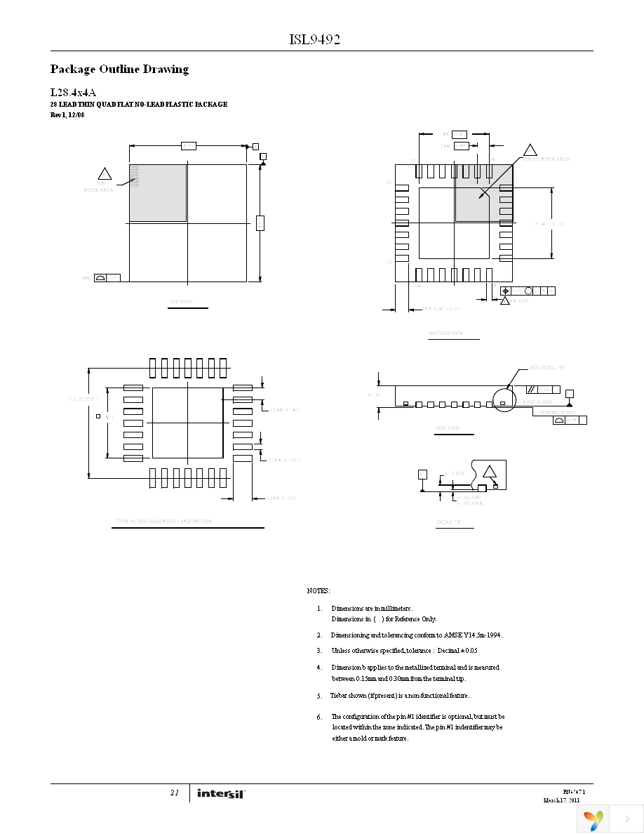 ISL9492ERZ Page 21