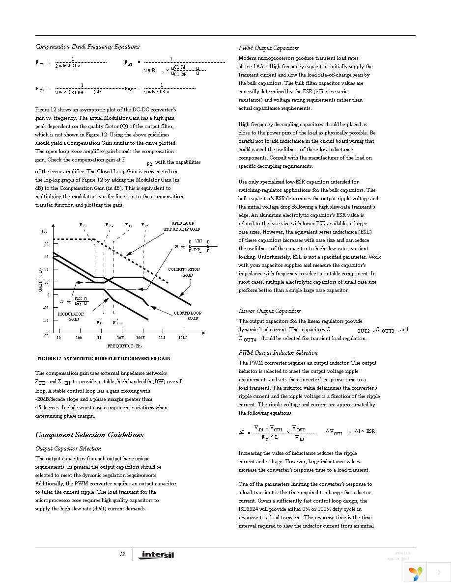 ISL6524CBZA-T Page 12