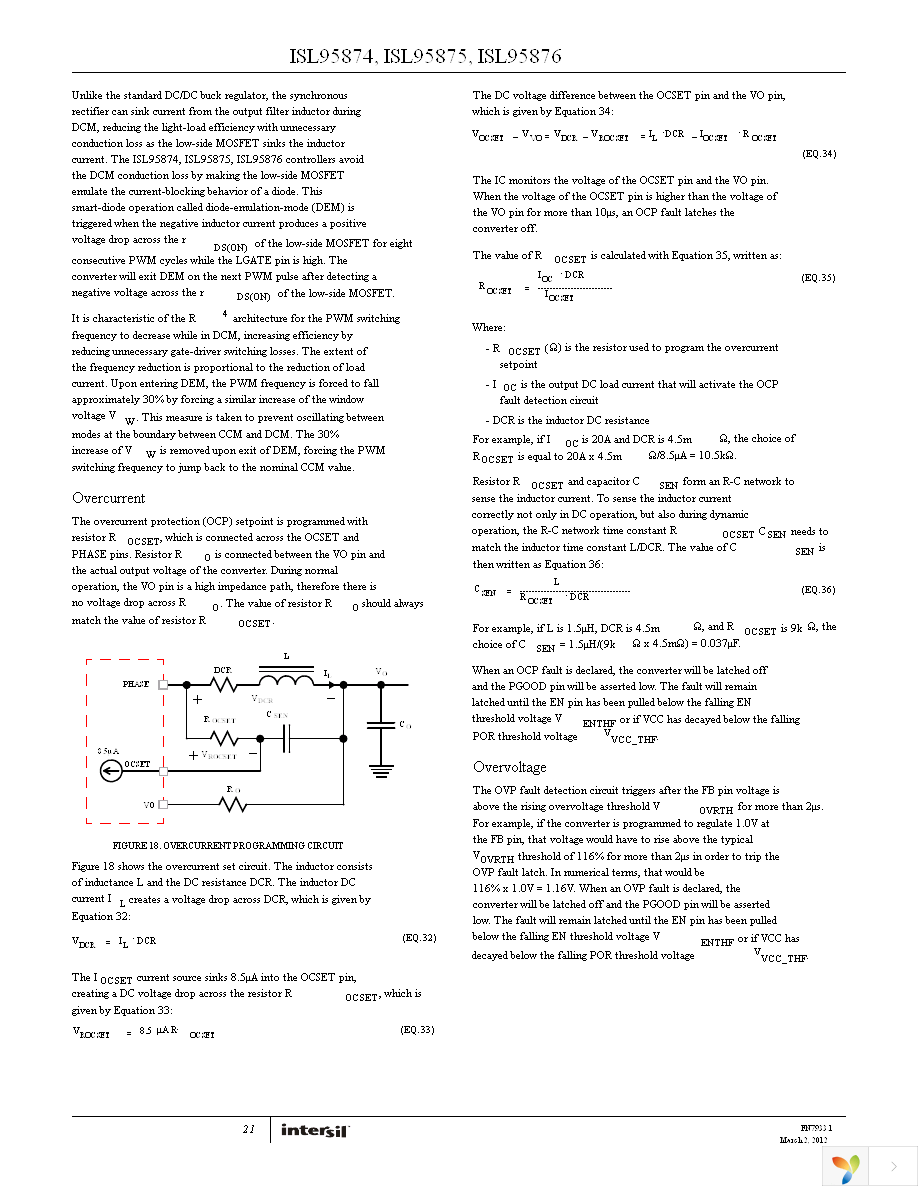 ISL95874IRUZ-T Page 21