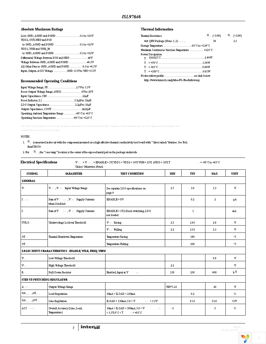 ISL97646IRZ-TK Page 3