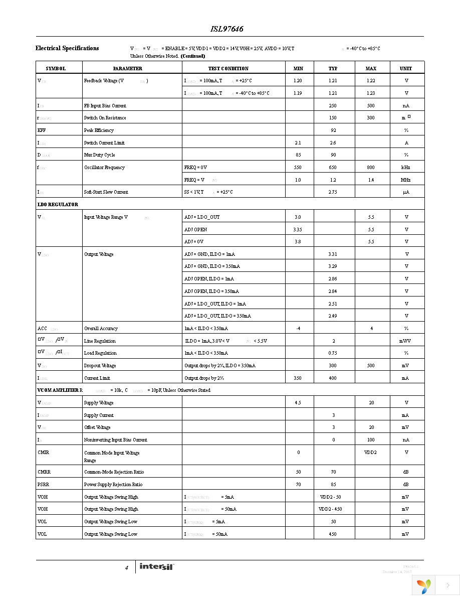 ISL97646IRZ-TK Page 4