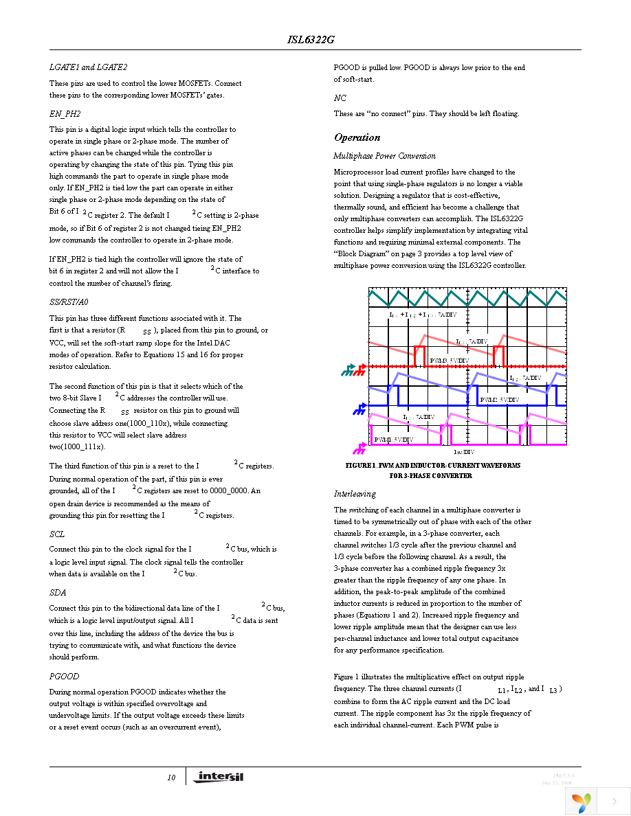 ISL6322GCRZ Page 10