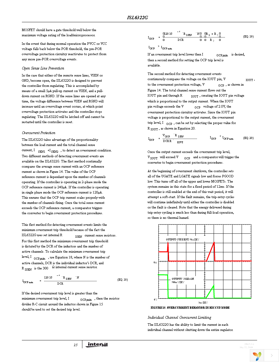 ISL6322GCRZ Page 25