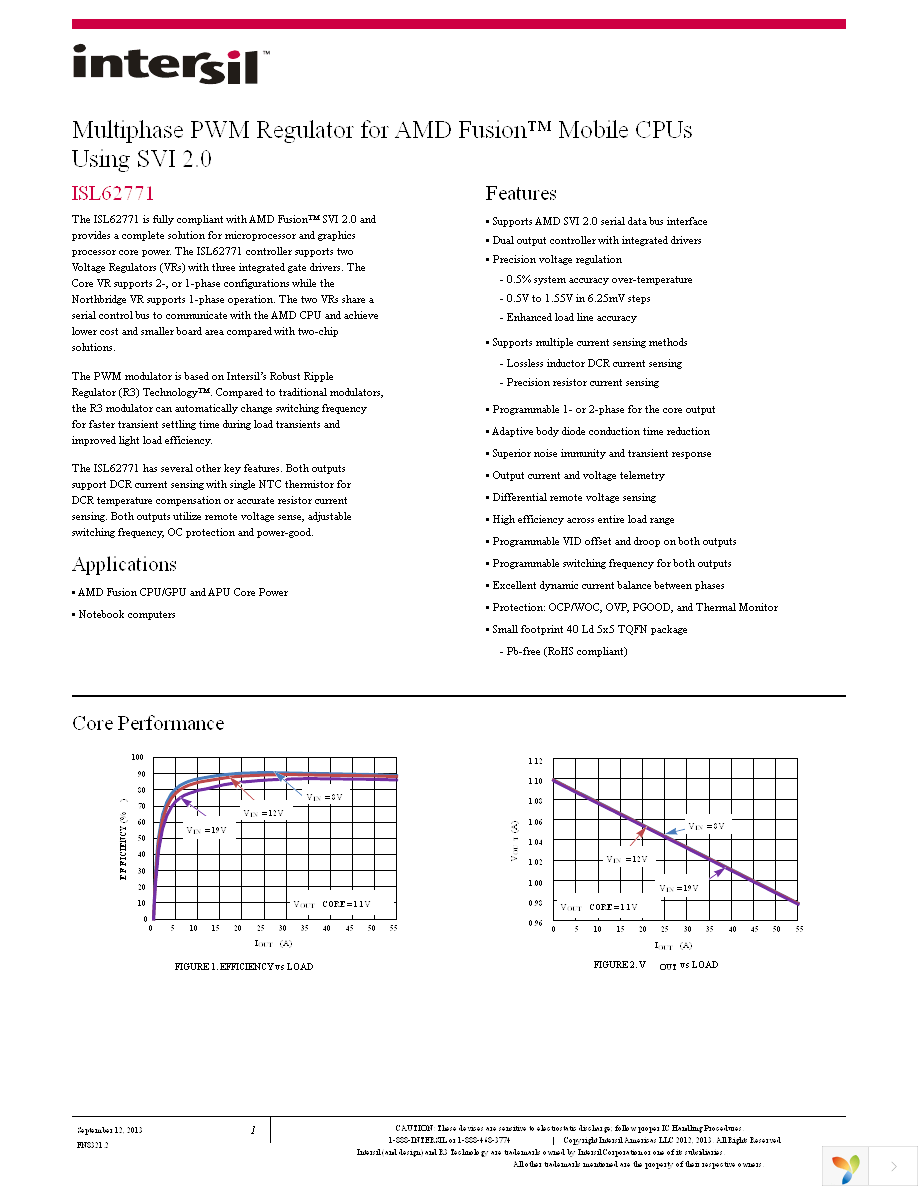 ISL62771HRTZ Page 1