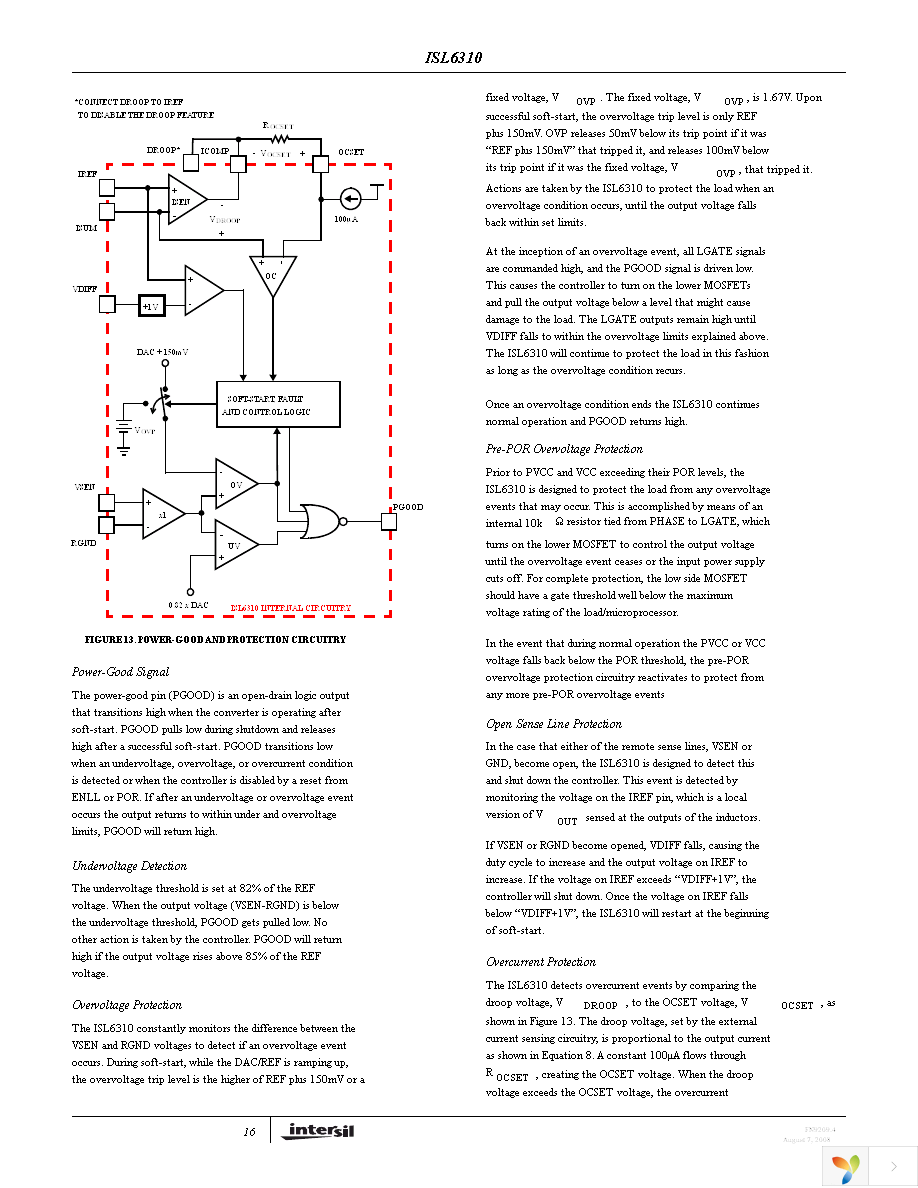 ISL6310CRZ-T Page 16