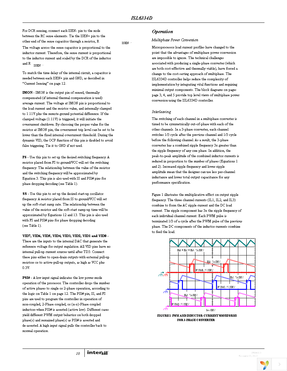 ISL6334DCRZ-T Page 10