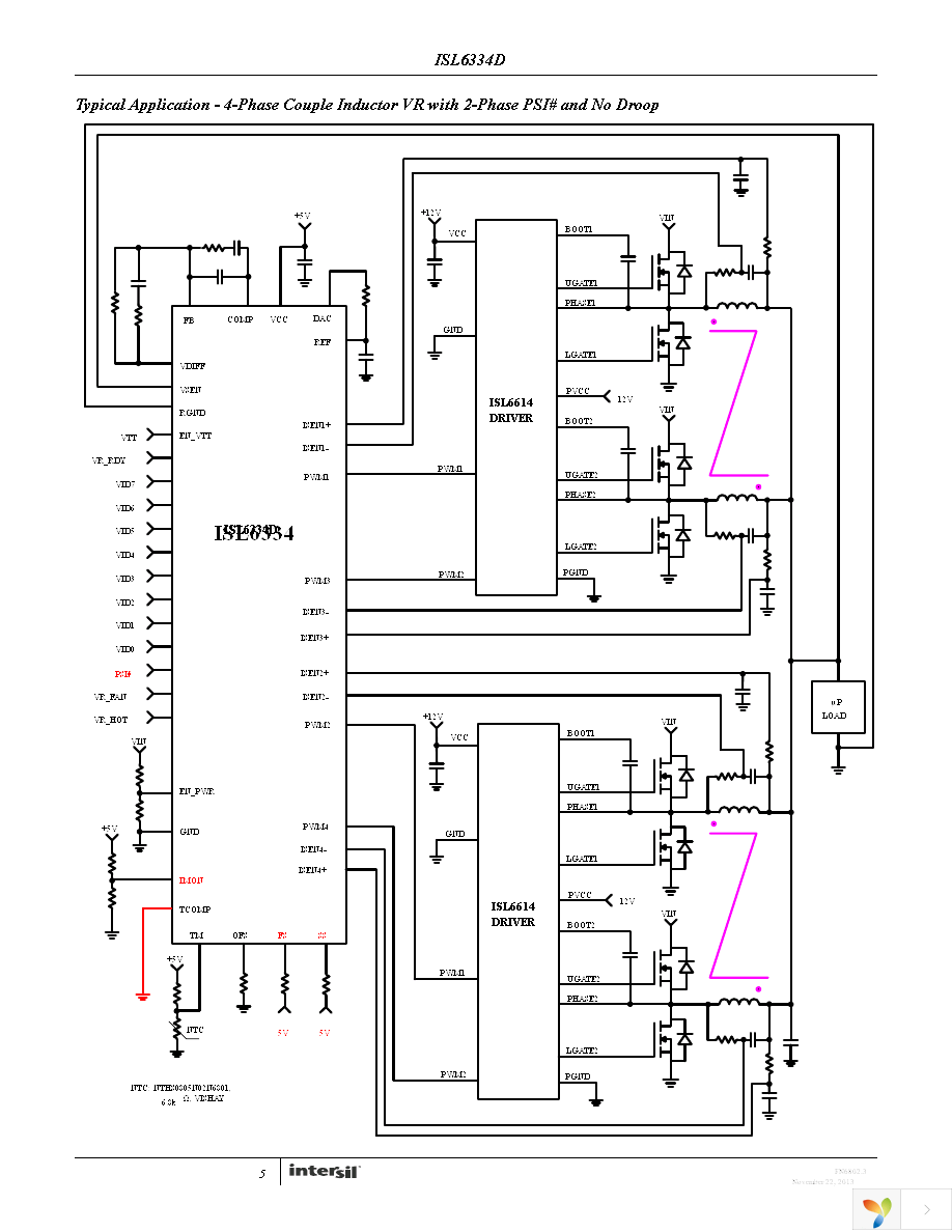 ISL6334DCRZ-T Page 5