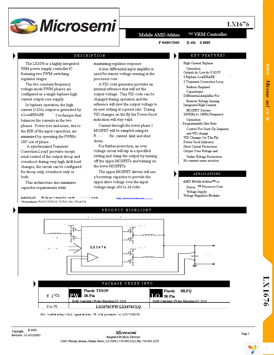 LX1676CLQ Page 1