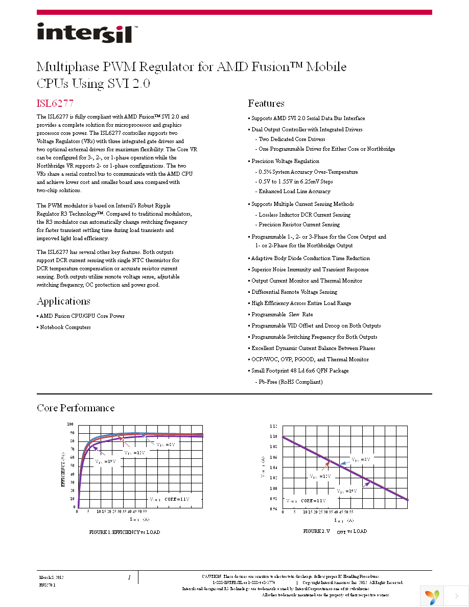 ISL6277HRZ-T Page 1