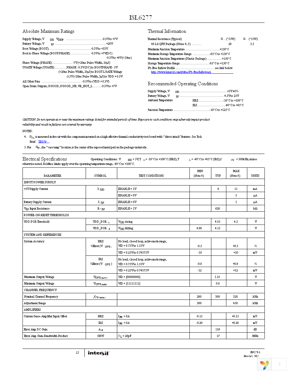 ISL6277HRZ-T Page 11