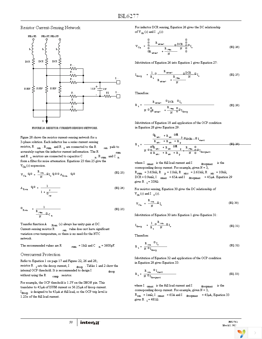 ISL6277HRZ-T Page 30