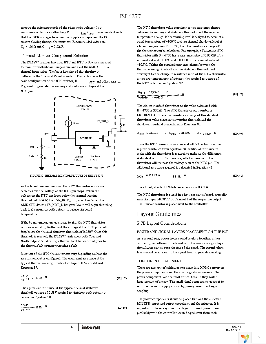 ISL6277HRZ-T Page 32