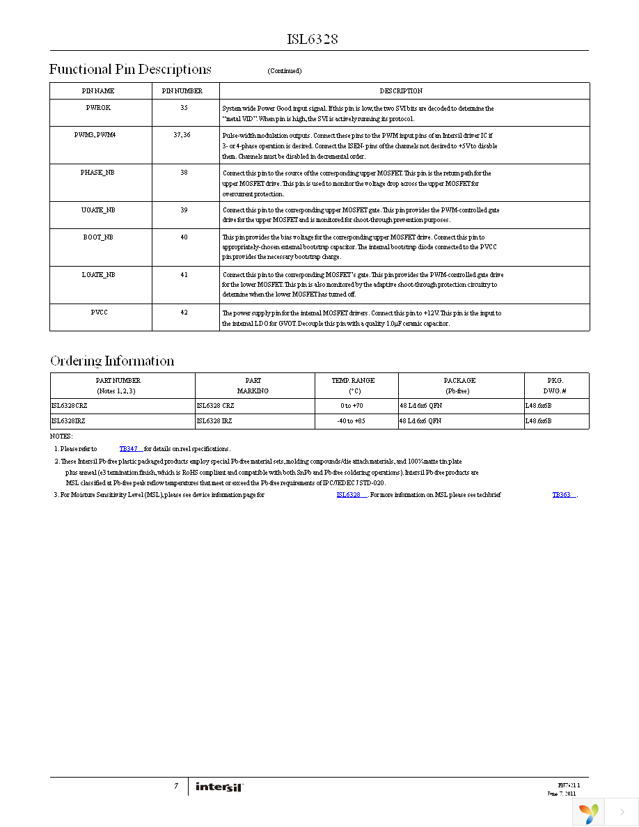 ISL6328CRZ Page 7