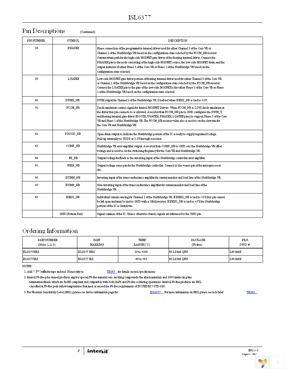 ISL6377HRZ Page 8