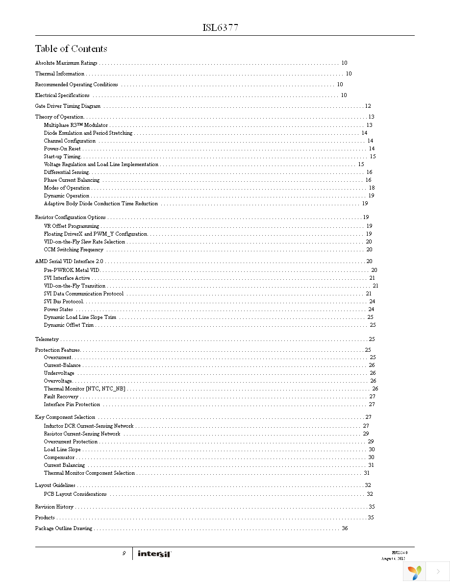 ISL6377HRZ Page 9