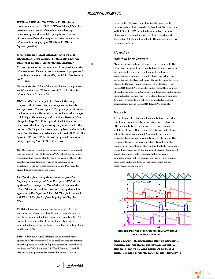 ISL6334CIRZ Page 12