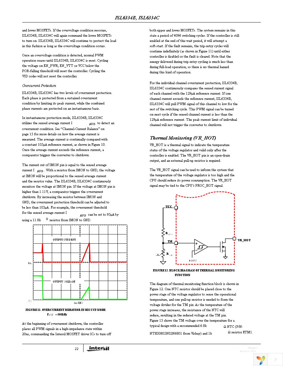 ISL6334CIRZ Page 22