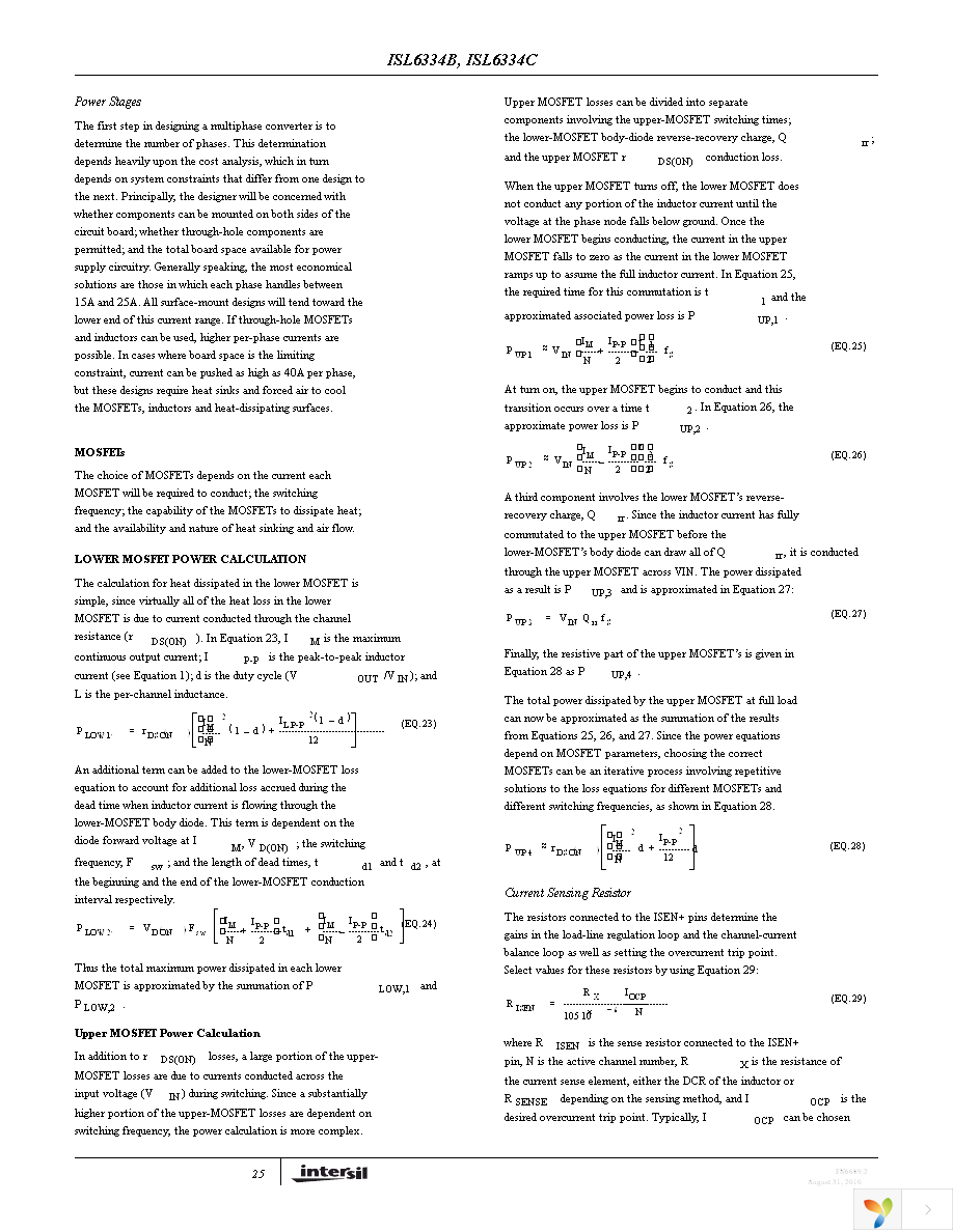 ISL6334CIRZ Page 25