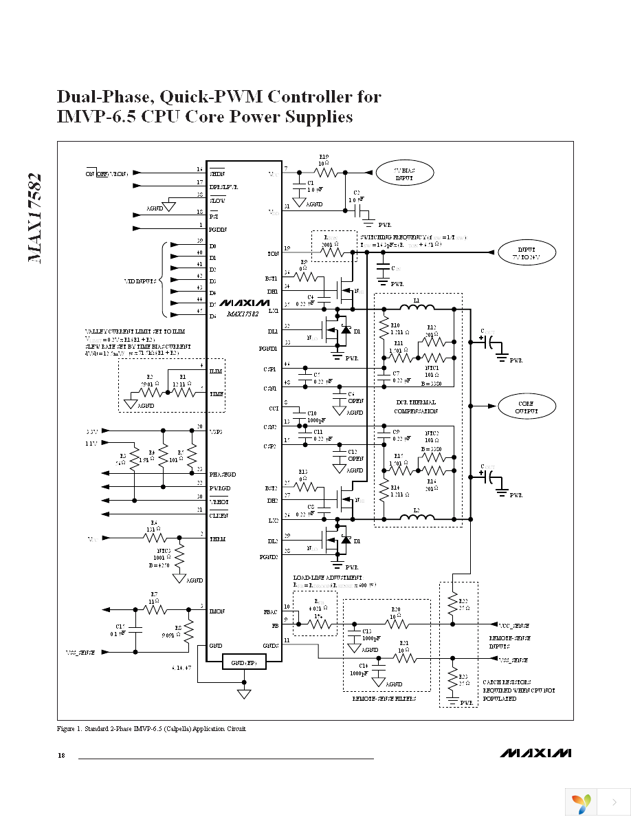 MAX17582GTM+T Page 18