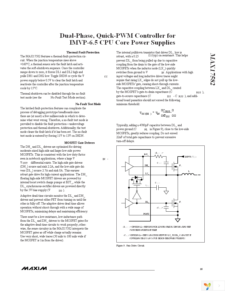 MAX17582GTM+T Page 35