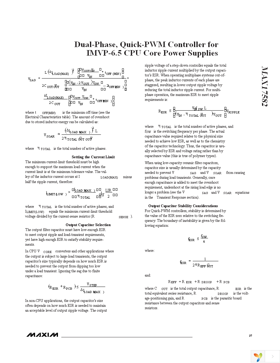 MAX17582GTM+T Page 37