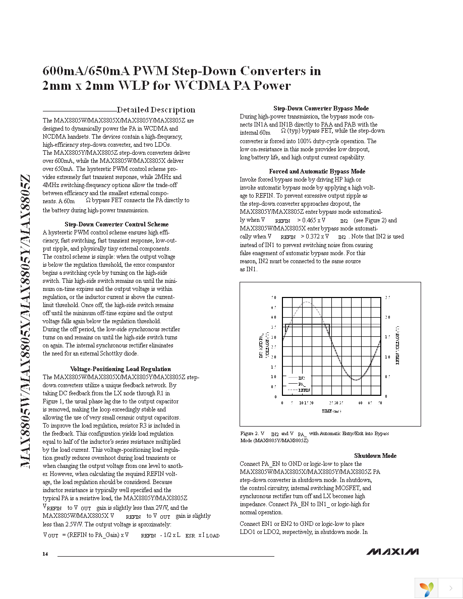 MAX8805WEWEEE+TC8E Page 14