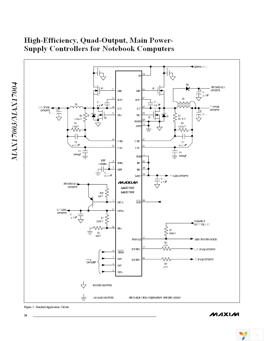 MAX17004ETJ+T Page 16