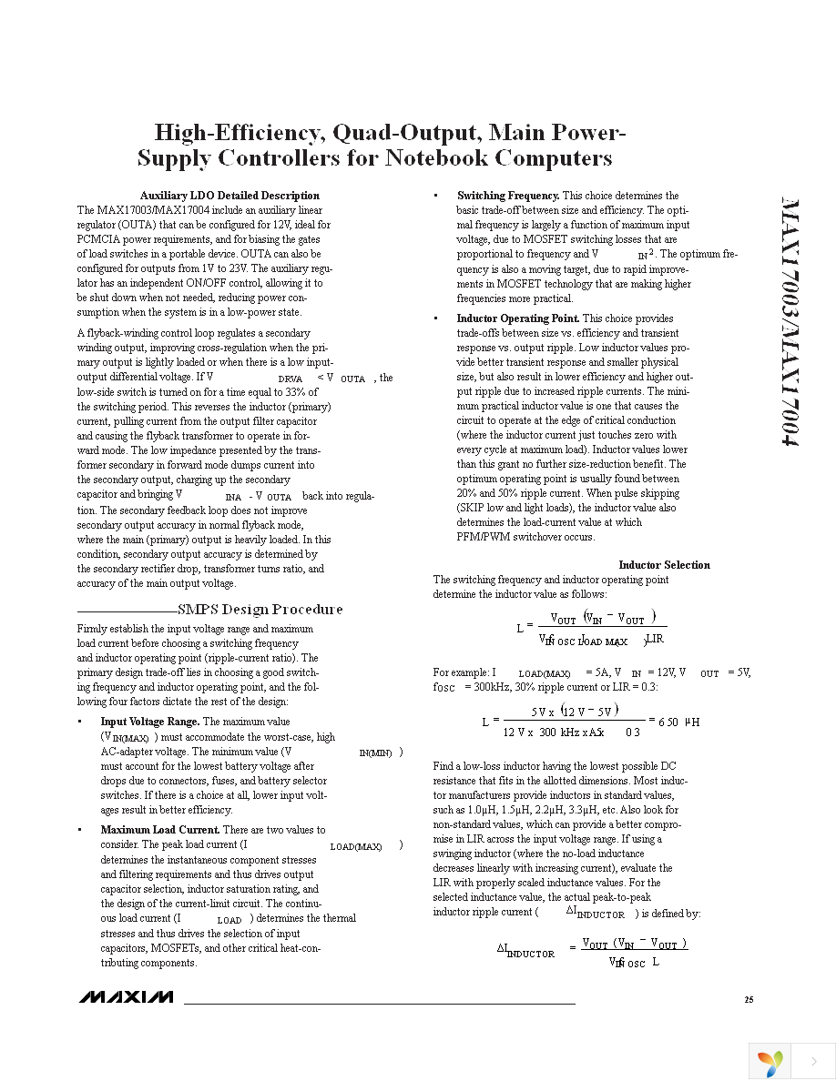 MAX17004ETJ+T Page 25