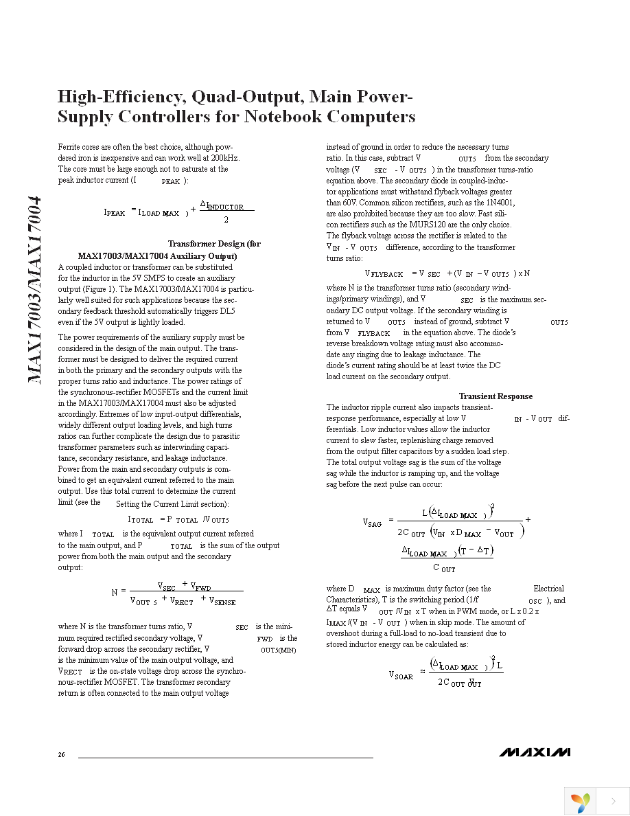 MAX17004ETJ+T Page 26