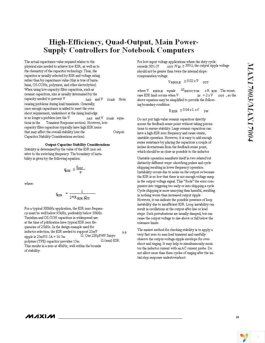 MAX17004ETJ+T Page 29