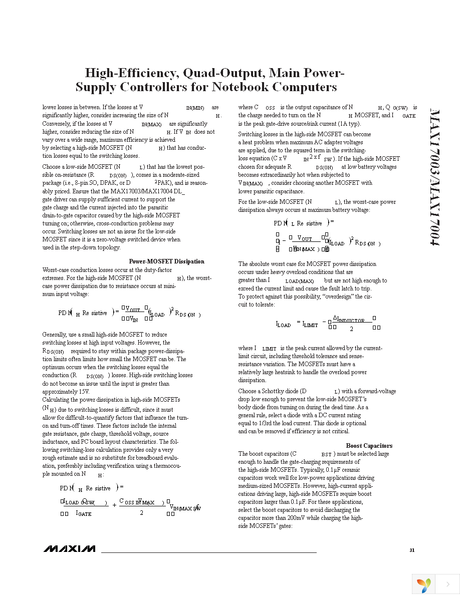 MAX17004ETJ+T Page 31