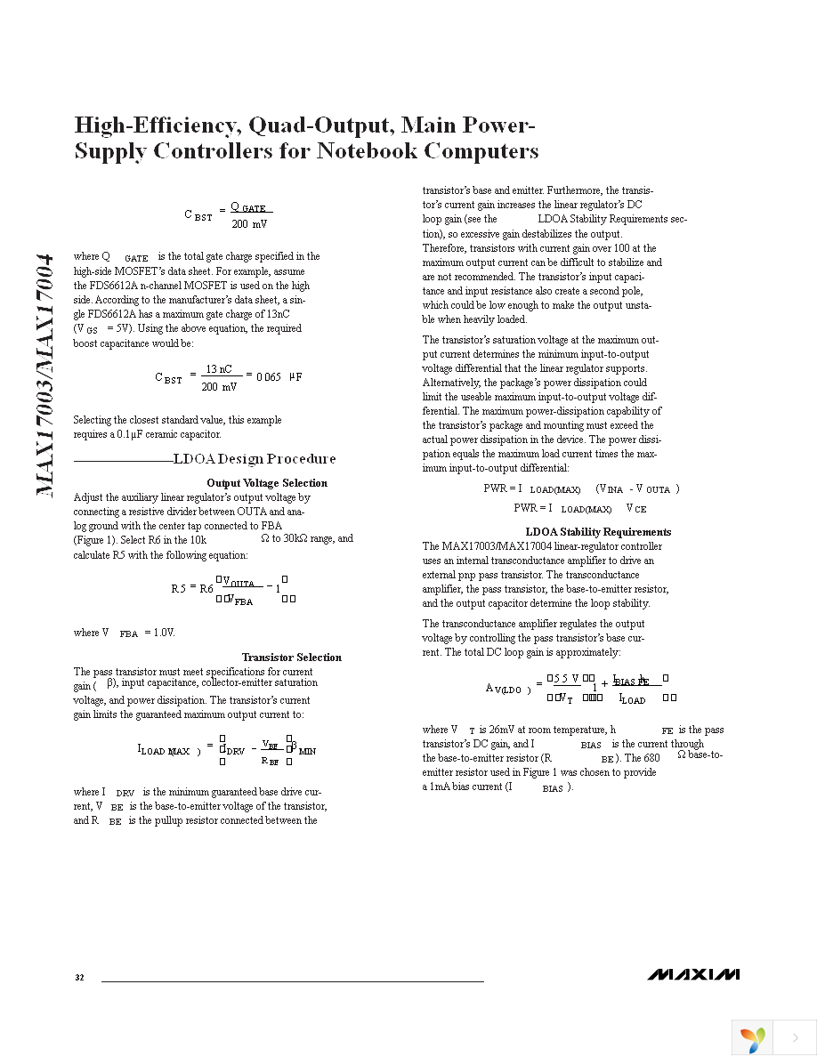 MAX17004ETJ+T Page 32