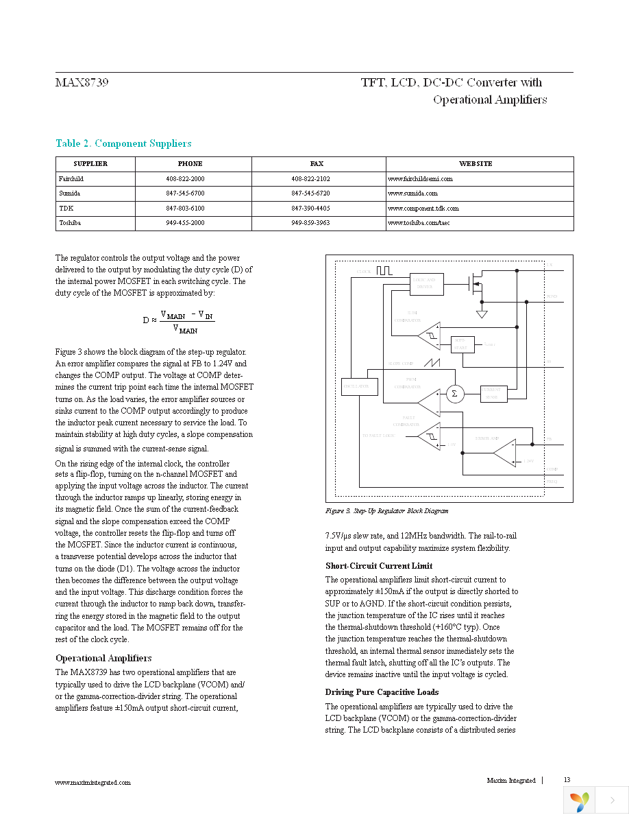 MAX8739ETP+T Page 13