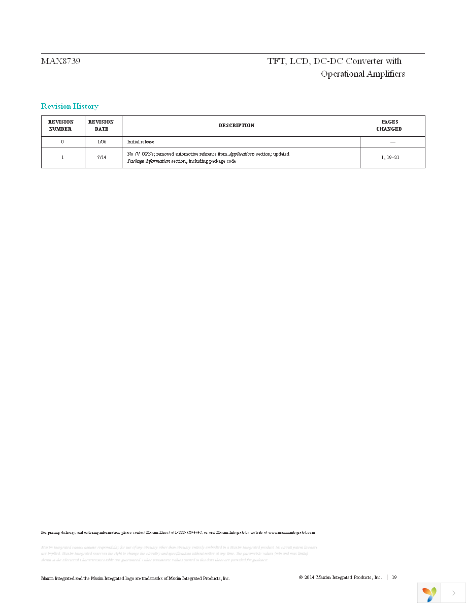 MAX8739ETP+T Page 19