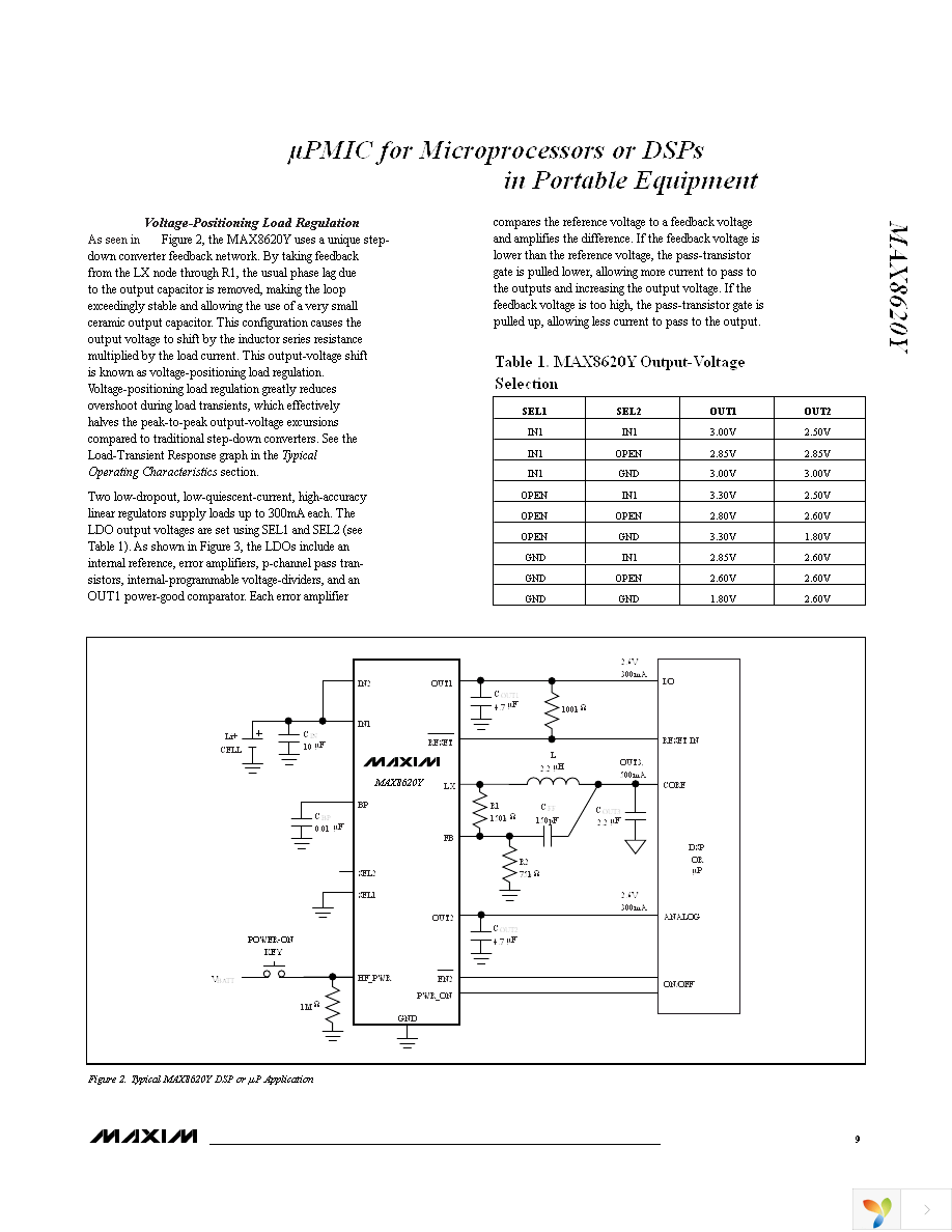 MAX8620YETD+T Page 9